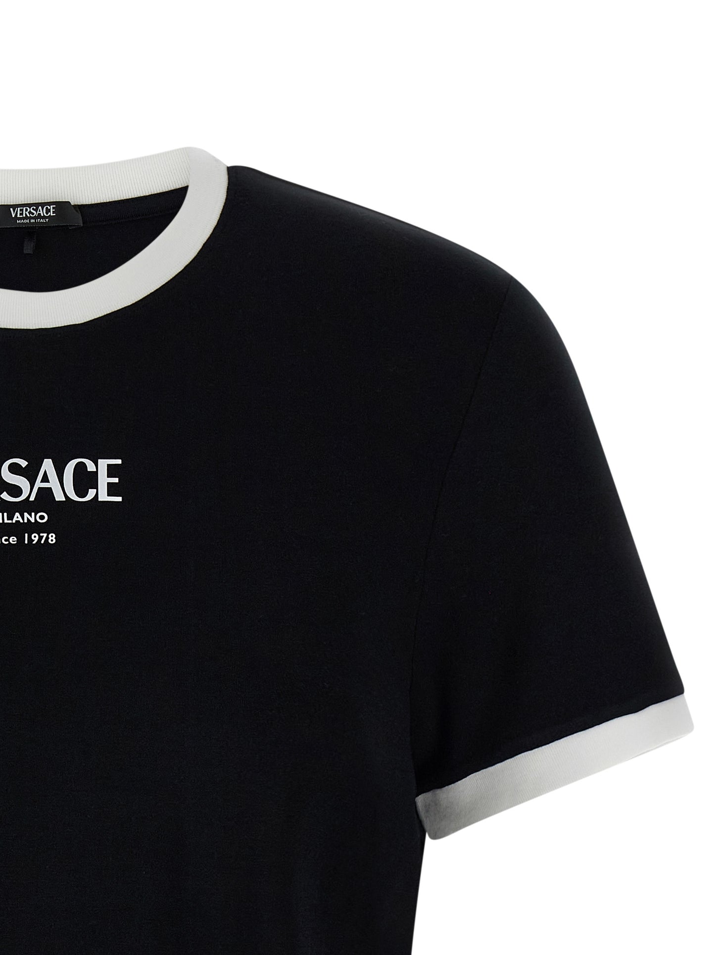Versace Bicolor Viscose T-Shirt