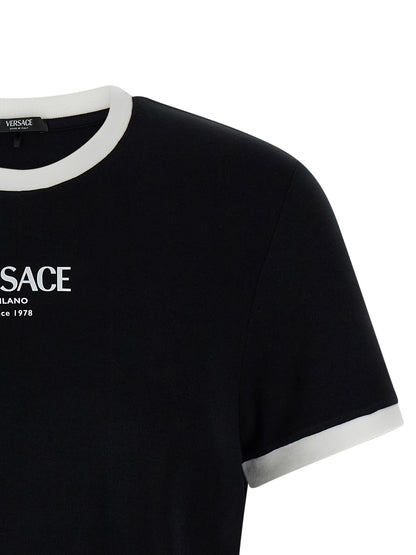Versace Bicolor Viscose T-Shirt