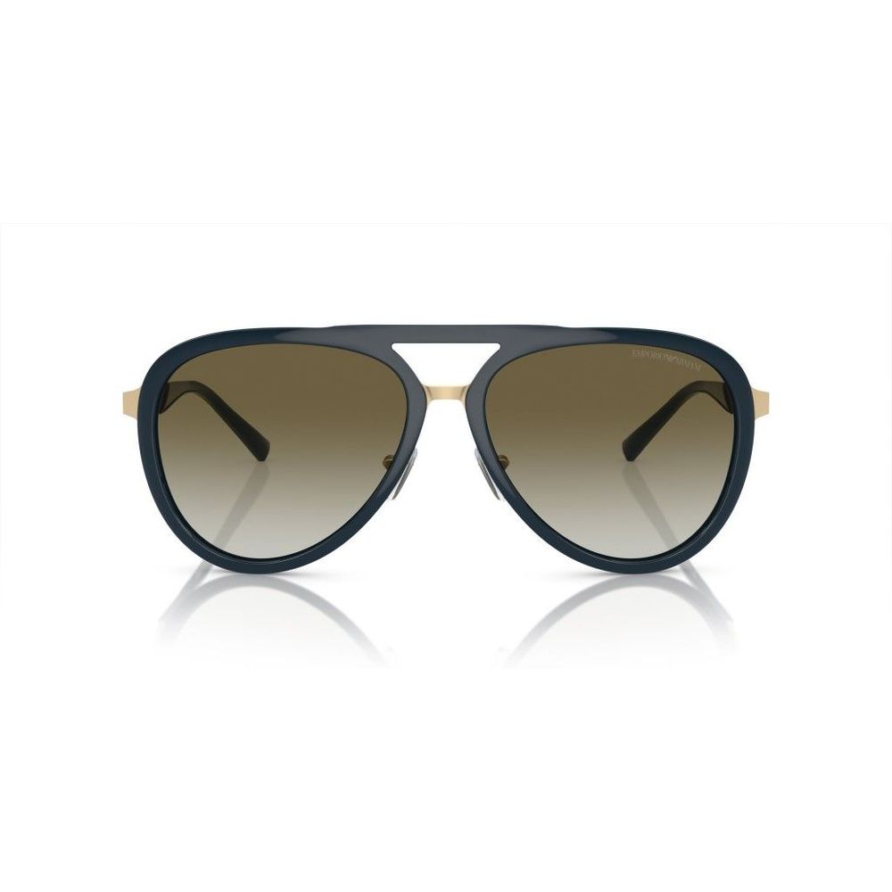 Emporio Armani Blue Metal Sunglasses