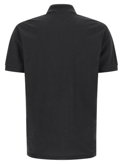Isabel Marant Black Cotton Polo Shirt