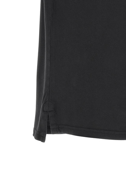Isabel Marant Black Cotton Polo Shirt