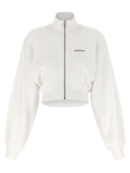 Off-White White Cotton Sweatshirt