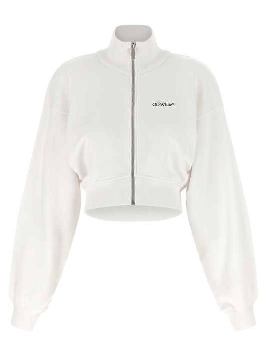 Off-White White Cotton Sweatshirt