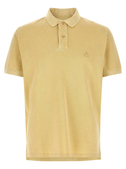 Isabel Marant Bicolor Cotton Polo Shirt