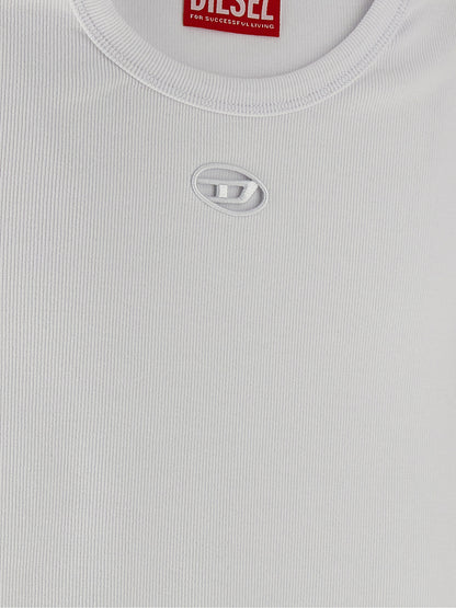 Diesel White Cotton T-Shirt