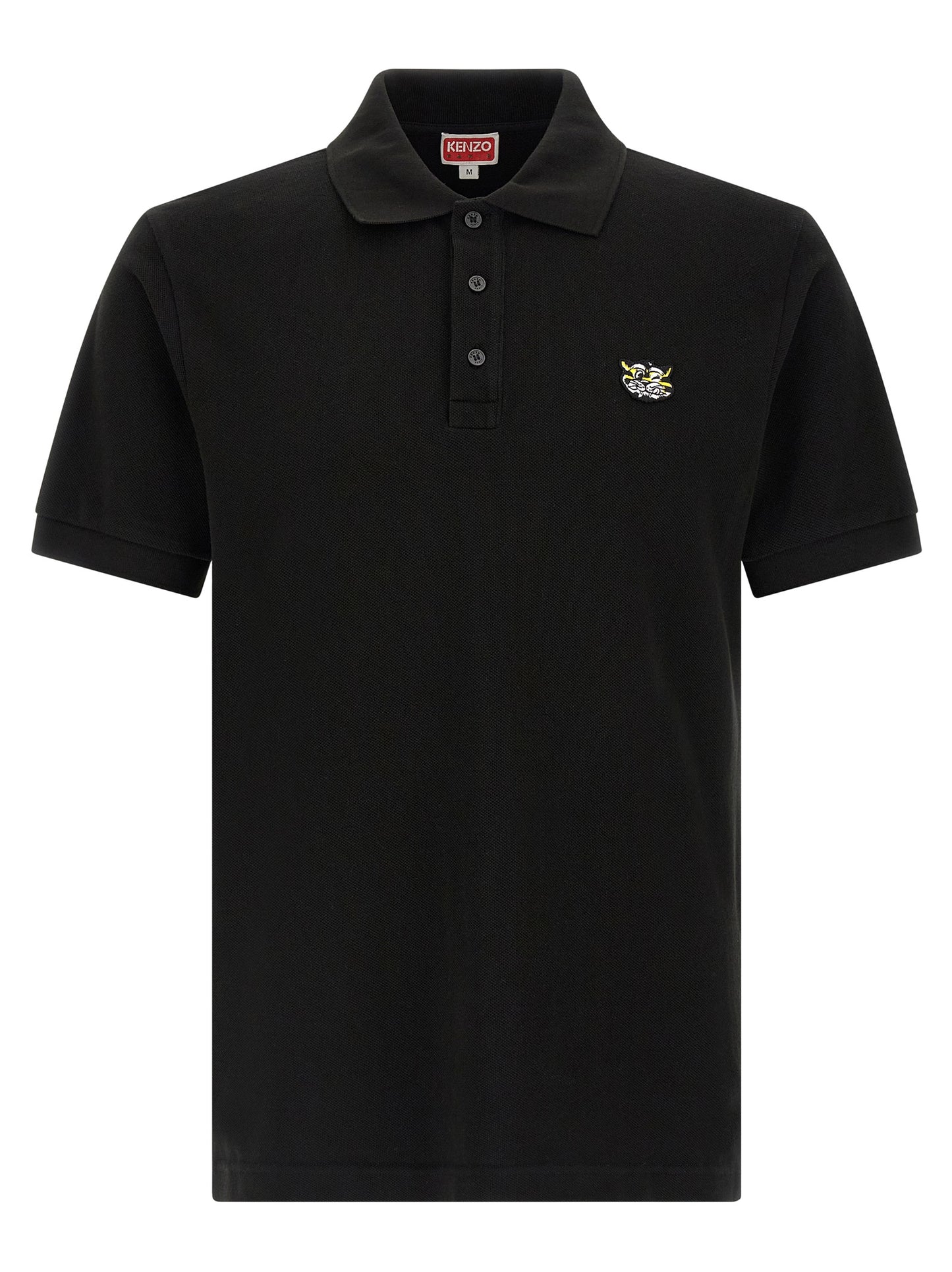Kenzo Black Cotton Polo Shirt