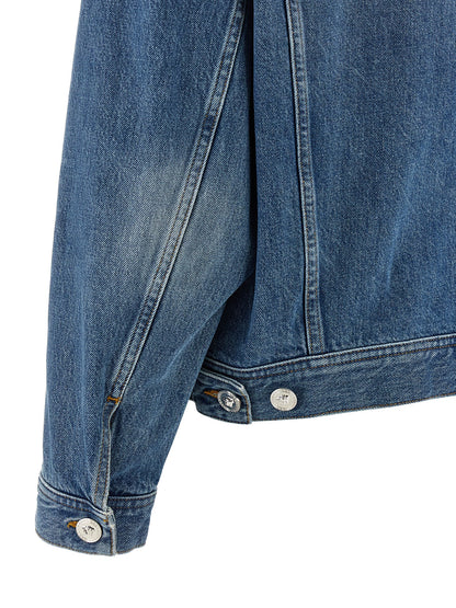 Versace Blue Cotton Denim Jacket