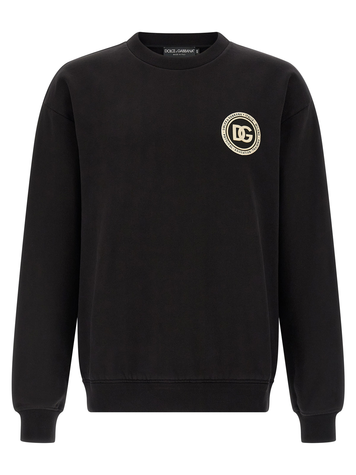 Sweat-shirt Dolce & Gabbana homme en coton noir – DO-329389