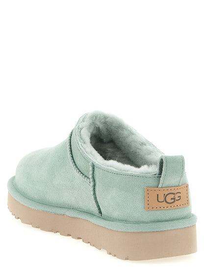 UGG Classic Micro Ankle Boots Green Suede – Authentic | HBPS Fashion