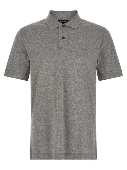 Hugo Boss Gray Cotton Polo Shirt