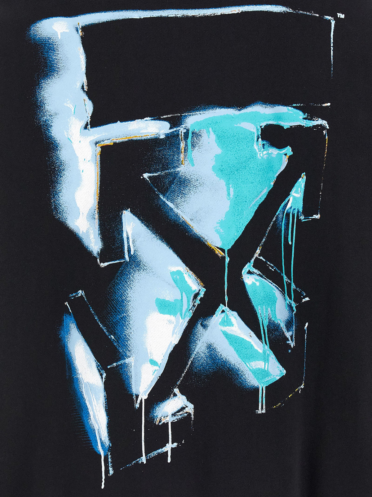 Sweat à capuche Off-White homme en coton noir – OF-330559