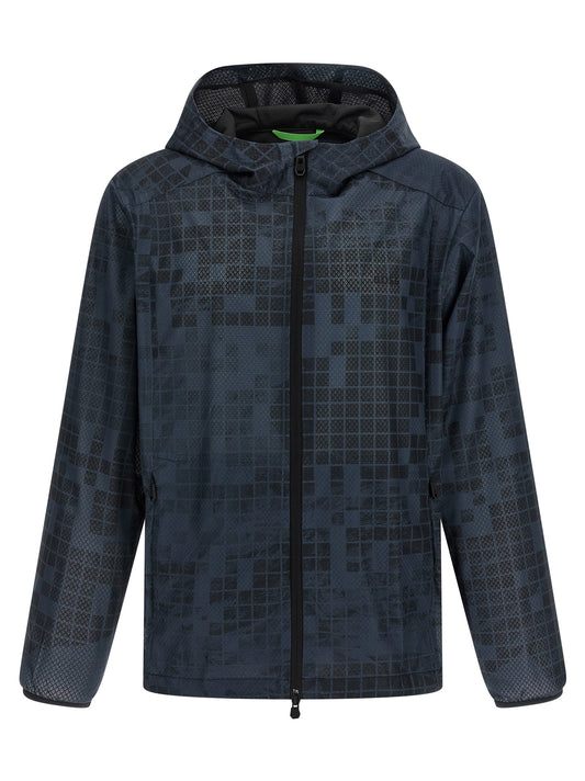 Hugo Boss Jump JT Windbreaker Blue Water-Repellent – Authentic | HBPS
