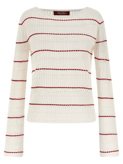 Max Mara White Silk Cardigan