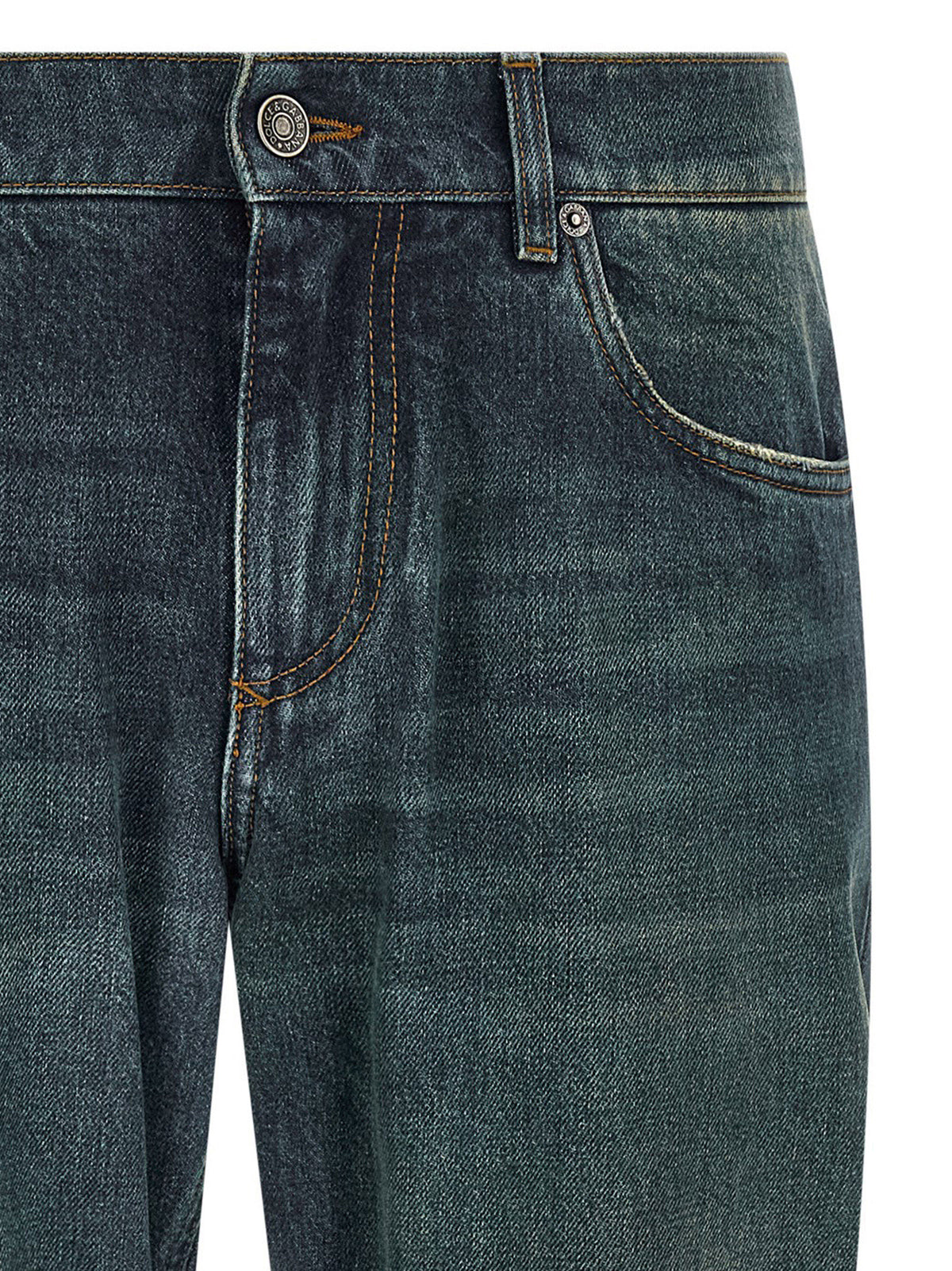 Jean Dolce & Gabbana homme en coton bleu – DO-333134