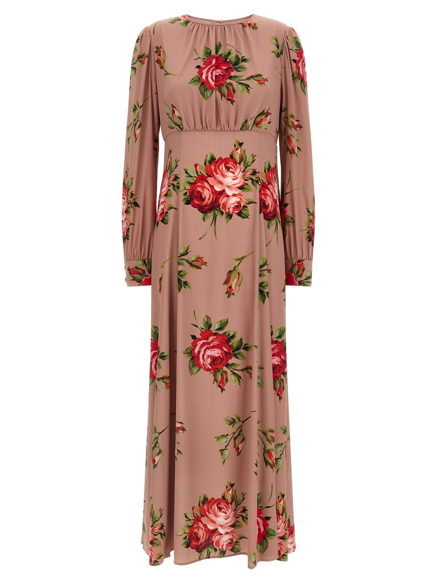 Dolce & Gabbana Multicolor Silk Long Dress