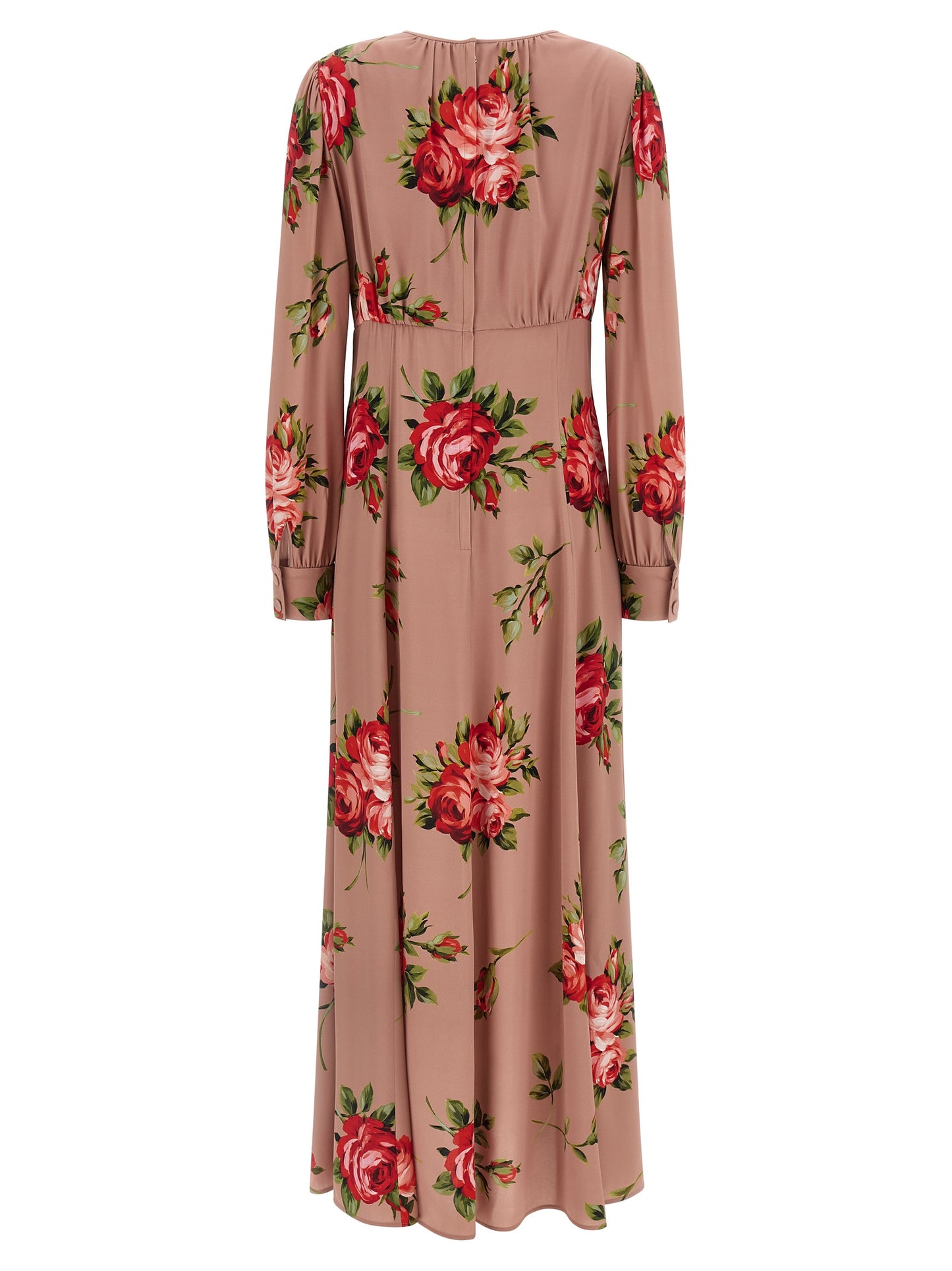 Dolce & Gabbana Multicolor Silk Long Dress