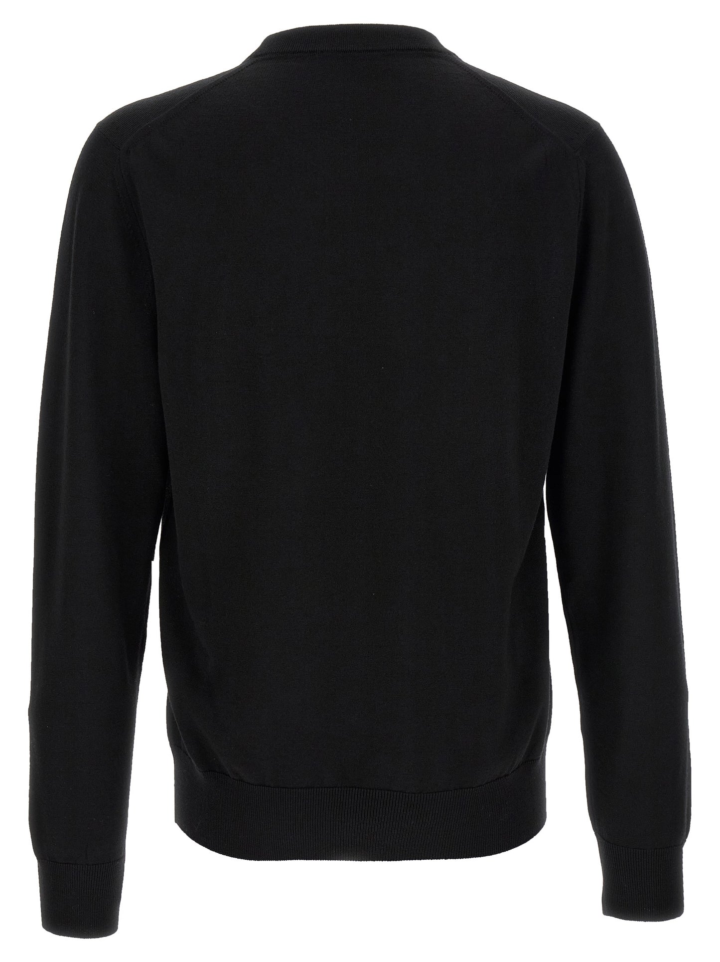 Dolce & Gabbana Black Virgin Wool Cardigan
