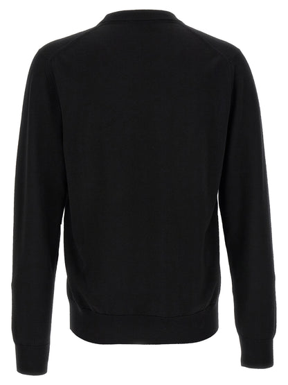 Dolce & Gabbana Black Virgin Wool Cardigan