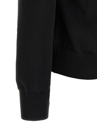 Dolce & Gabbana Black Virgin Wool Cardigan