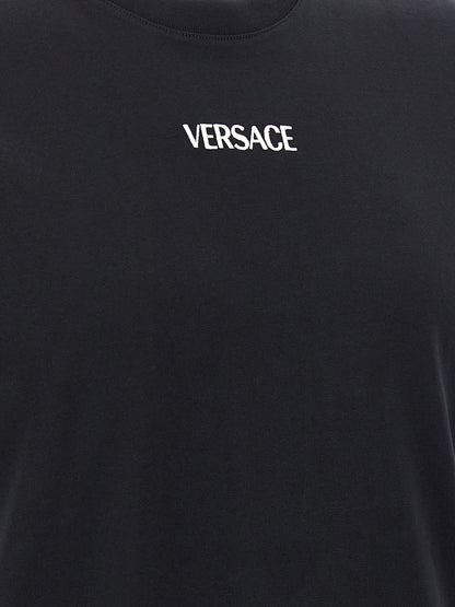 Versace Black Cotton T-Shirt