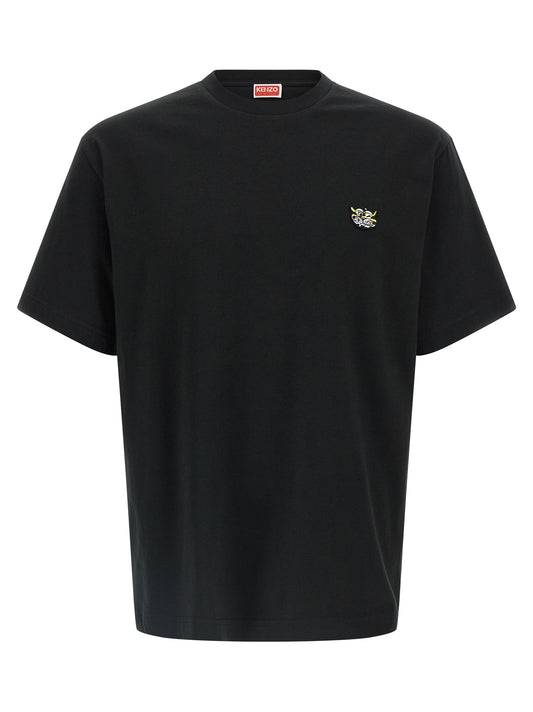 T-shirt Kenzo Wild Tiger Gots Coton Noir Homme – Authentique | HBPS Fashion