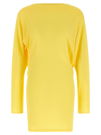 Jacquemus Bicolor Viscose Short Dress