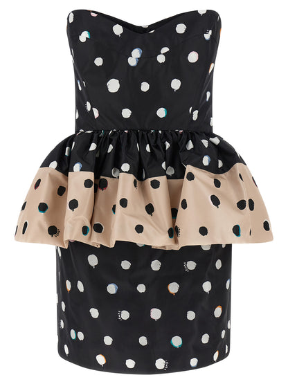Fendi Black Silk Short Dress