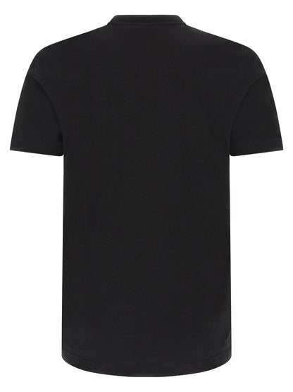 Dolce & Gabbana Black Cotton T-Shirt
