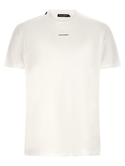 Dolce & Gabbana White Cotton T-Shirt