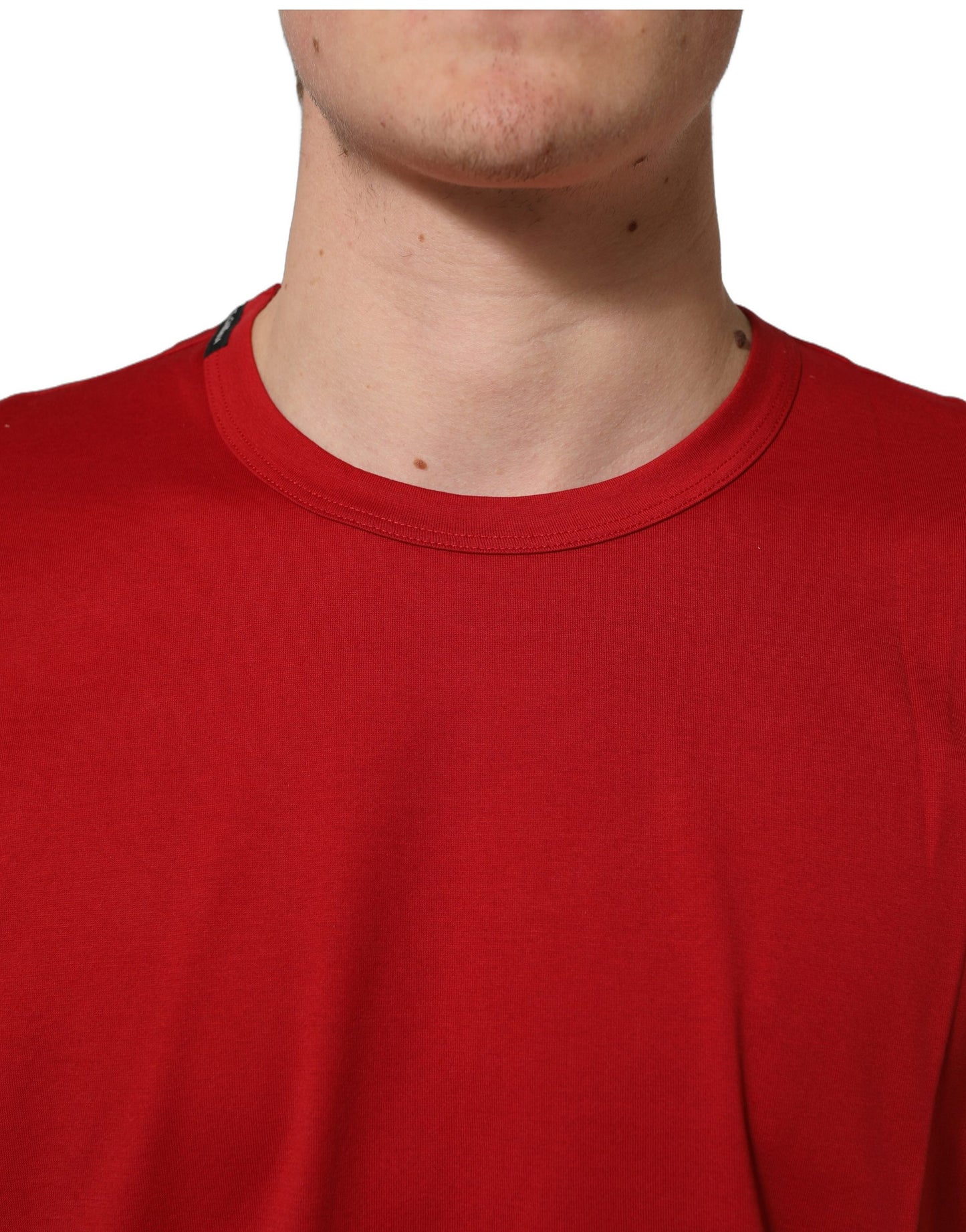 T-Shirt Dolce & Gabbana Goodluck 2023 Rouge Coton Premium Col Rond Homme – Authentique | HBPS Fashion