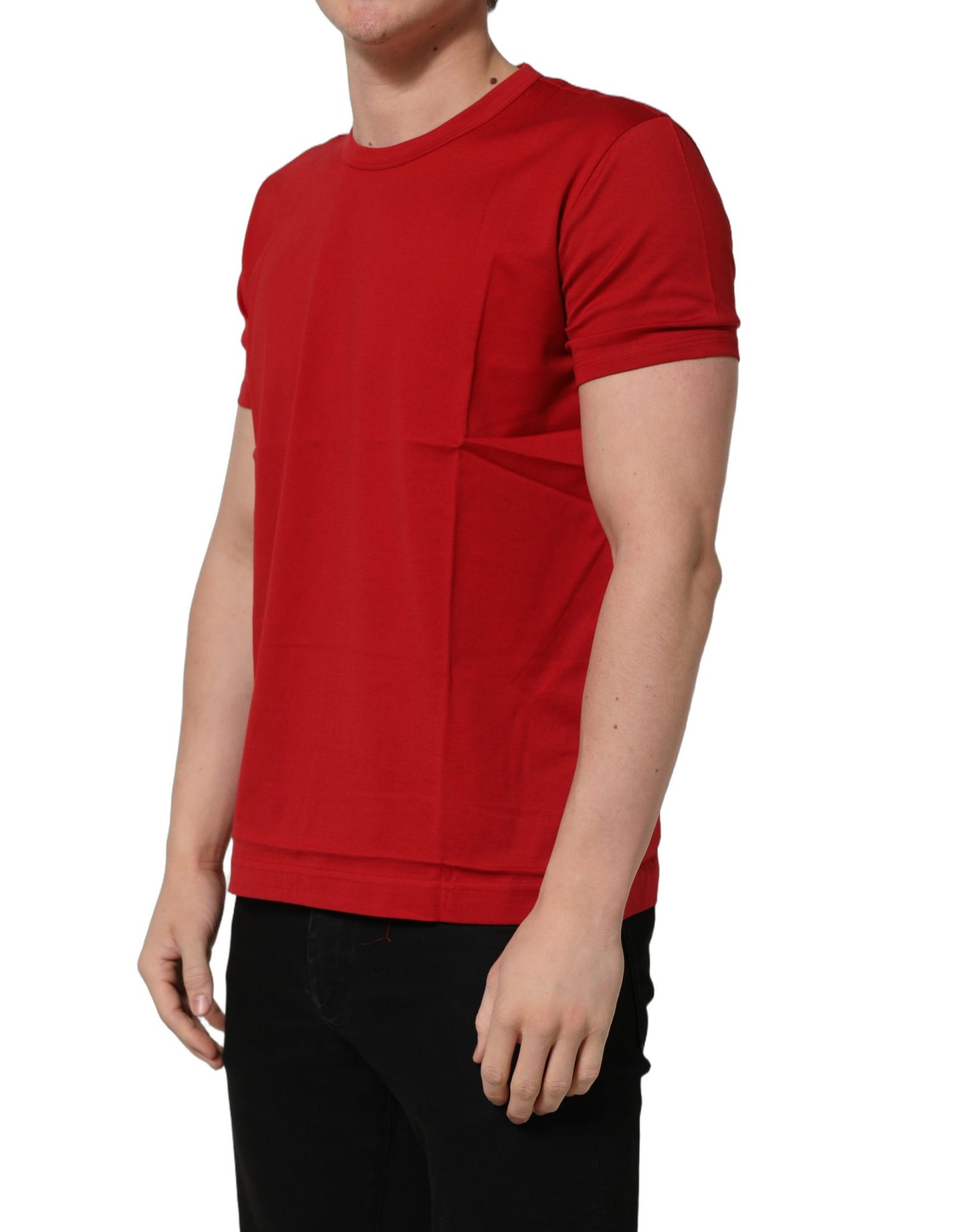 T-Shirt Dolce & Gabbana Goodluck 2023 Rouge Coton Premium Col Rond Homme – Authentique | HBPS Fashion