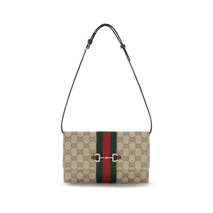 Gucci Brown Fabric Wallet