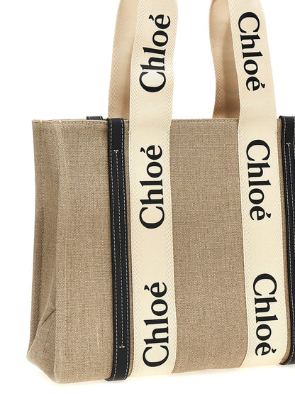 Chloé Beige Calfskin Tote Bag