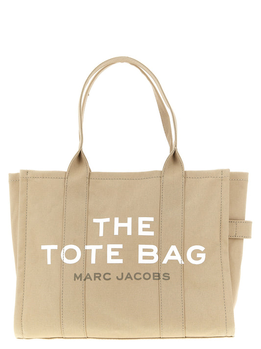 Tote bag Marc Jacobs The Canvas Large Tote Coton Beige Logo Femme – Authentique | HBPS