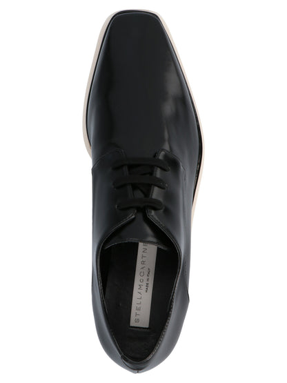 Stella McCartney Black Polyethylene Wedge Sandals