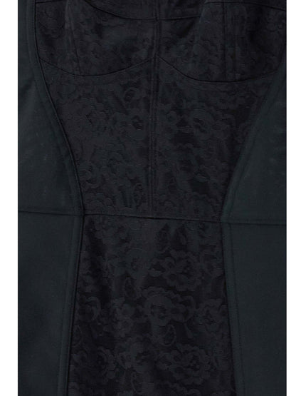 Dolce & Gabbana Black Polyester Short Dress
