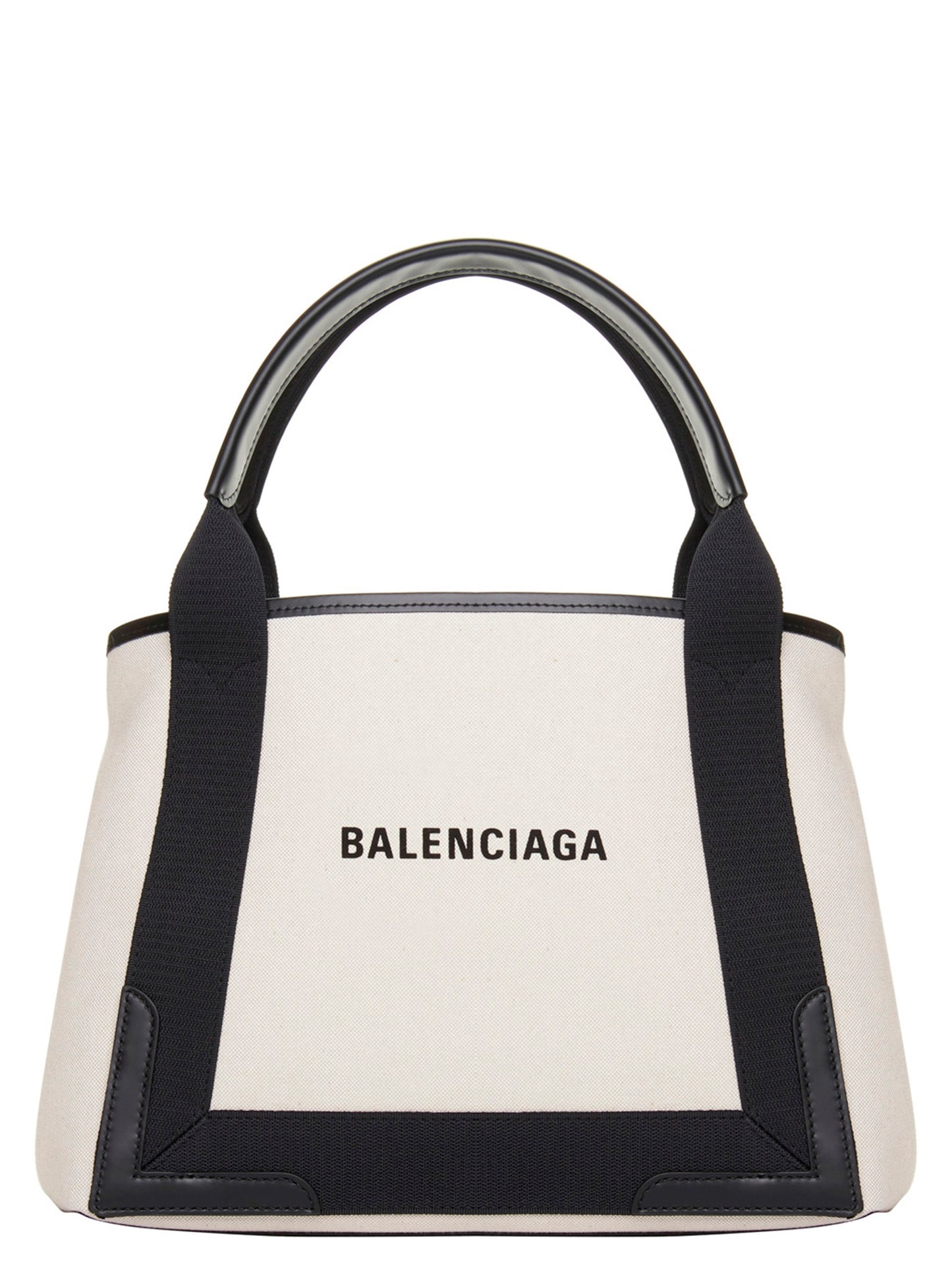 Balenciaga Bicolor Canvas Tote Bag