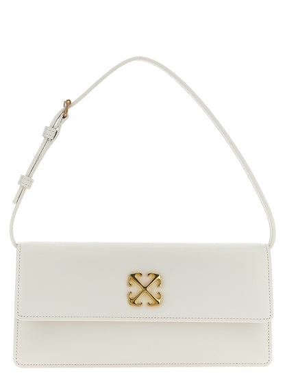 Off-White White Calfskin Shoulder Bag