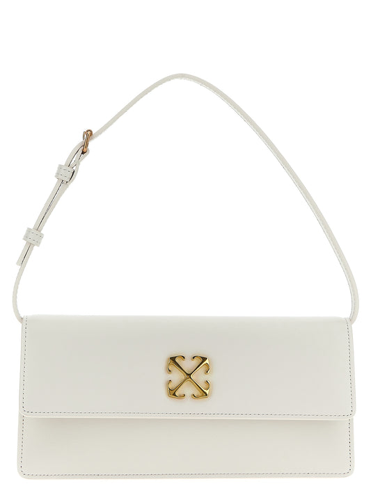 Off-White White Calfskin Shoulder Bag