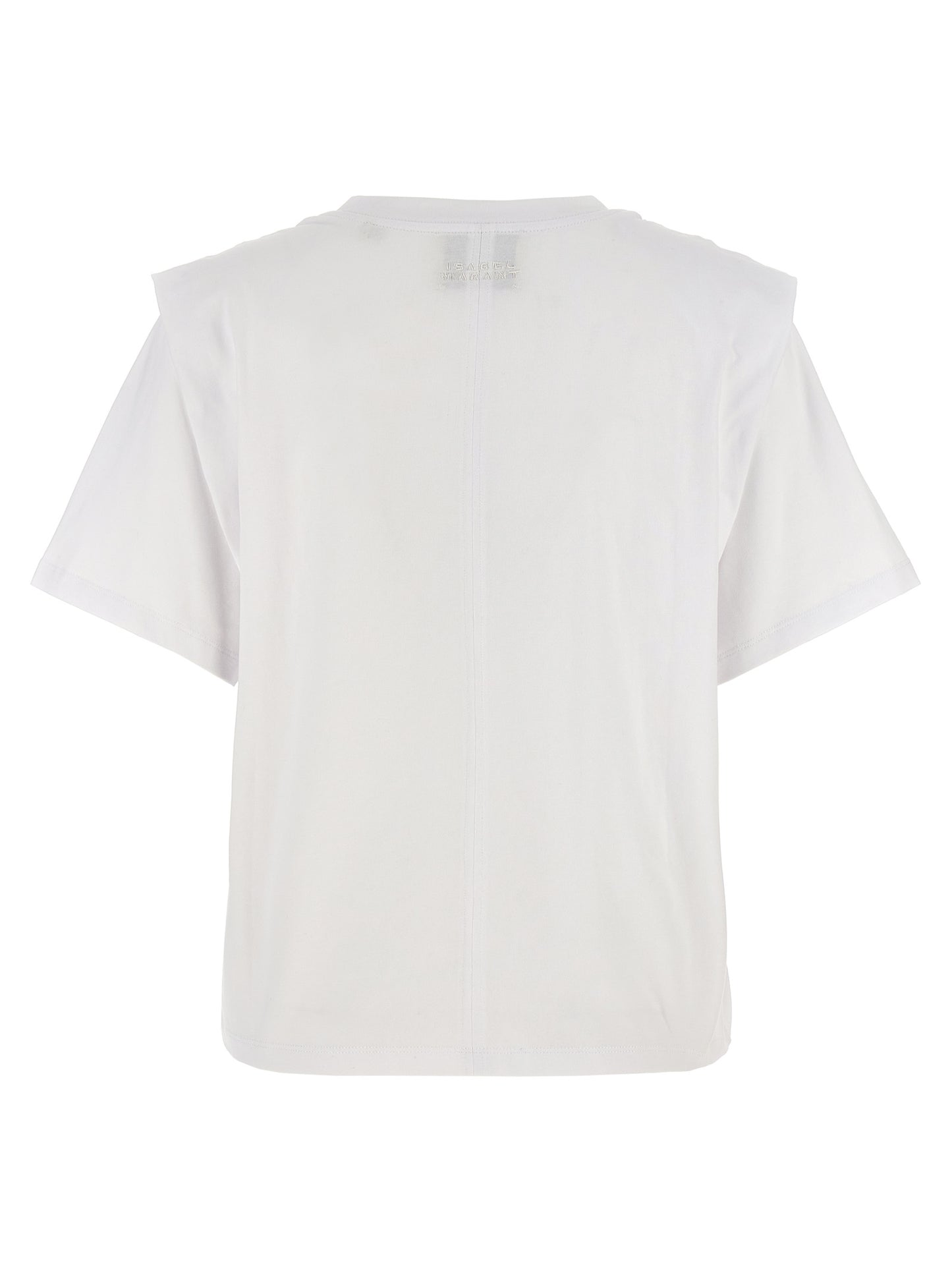 T-Shirt Isabel Marant Zelitos Blanc Coton – Authentique | HBPS Fashion