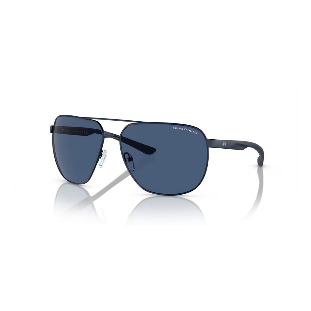 Lunettes de Soleil Armani Exchange AX2047S Gris Métal Homme – Authentique | HBPS Fashion