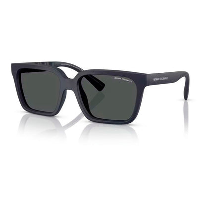 Lunettes de soleil Armani Exchange AX4147S Monture Injectée Bleue Verres Gris Homme – Authentique | HBPS