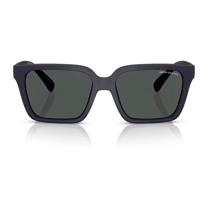 Lunettes de soleil Armani Exchange AX4147S Monture Injectée Bleue Verres Gris Homme – Authentique | HBPS