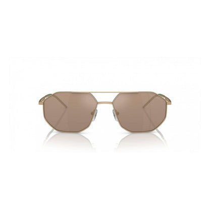 Emporio Armani Gold Metal Sunglasses