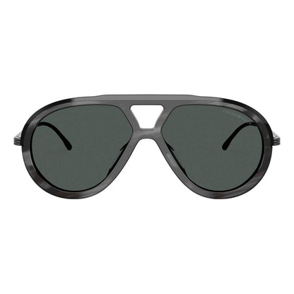 Emporio Armani Gray Acetate Sunglasses