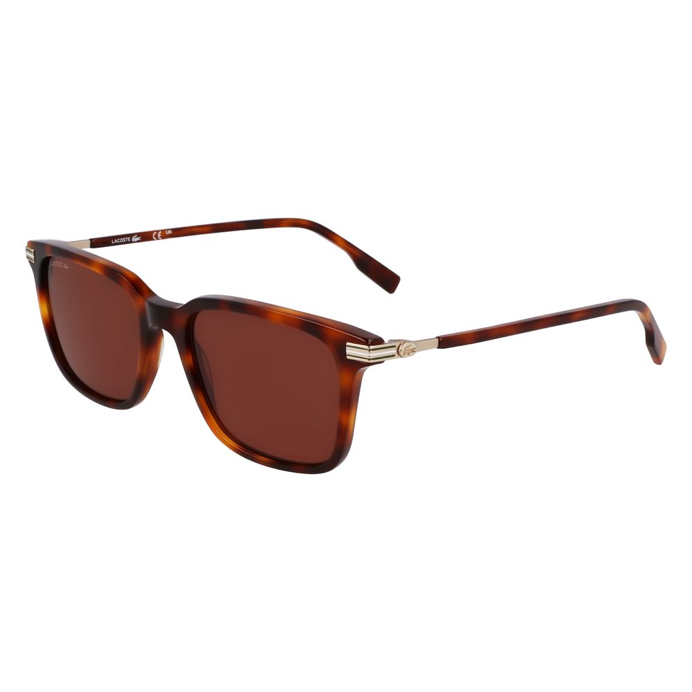 Lacoste Brown Acetate Sunglasses