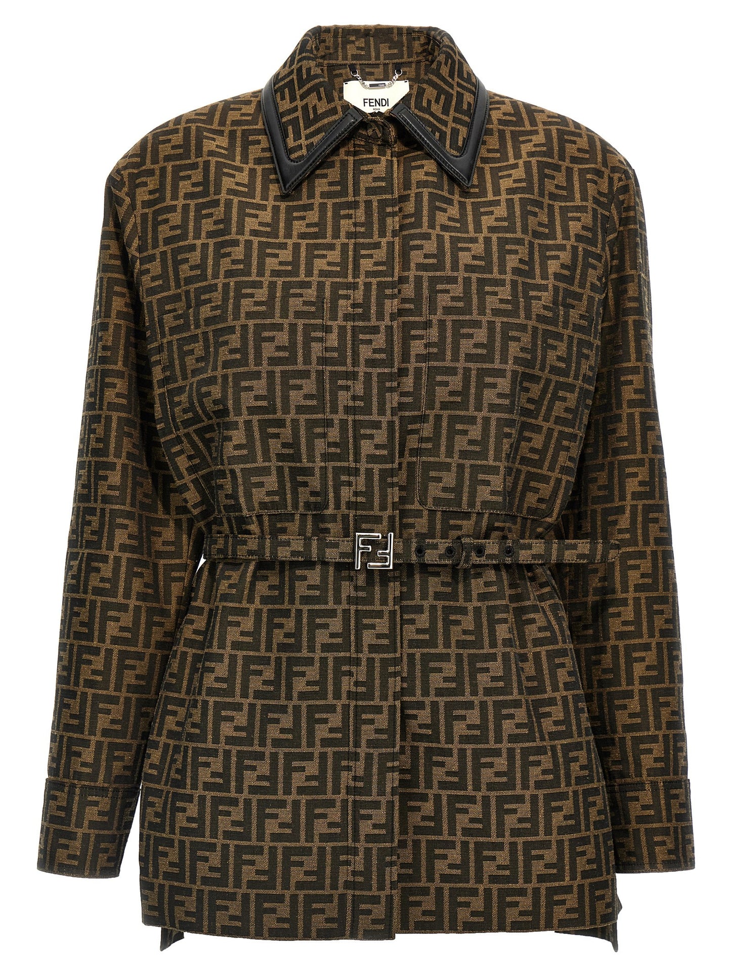 Veste Fendi FF Logo Marron – Authentique | HBPS Fashion