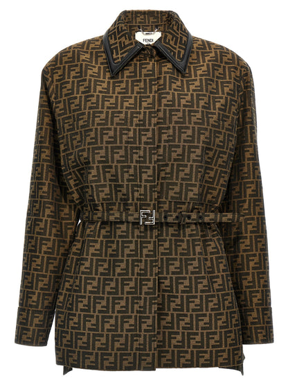 Veste Fendi FF Logo Marron – Authentique | HBPS Fashion