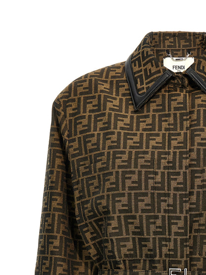 Veste Fendi FF Logo Marron – Authentique | HBPS Fashion