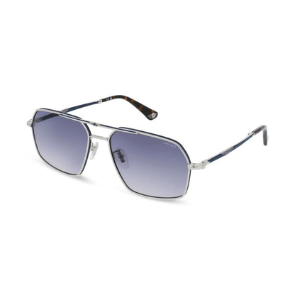 Lunettes de Soleil Police SPLL86M Gris Métal Homme – Authentique | HBPS Fashion
